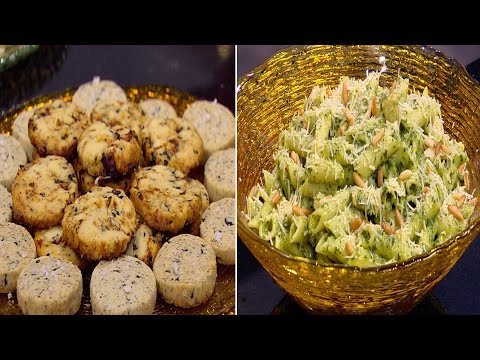 شاهد بسكويت مالح بالأعشاب وسابليه اللوز والخوخ