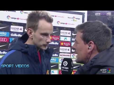 شاهد راكيتيتش يُعبِّر عن سعادته بعد فوز برشلونة على سيلتا فيغو