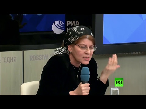 شاهد مؤتمر صحافي لأمهات الروسيات الداعشيات في العراق