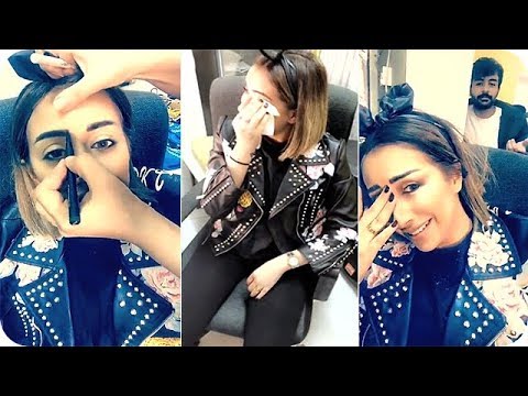 شيماء علي ترسم مكياجًا مميّزًا لفرح الهادي
