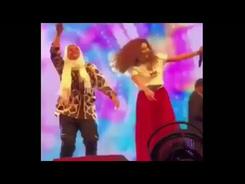 فتاة تعلم ميريام فارس الرقص السعودي