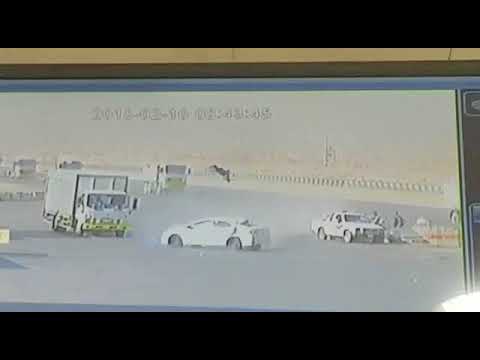 لحظة تعرّض مواطن لحادث دهس مروّع في الرياض