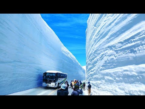 كيفية عمل طرق تصلح للسير فى الجبال الجليدية الضخمة