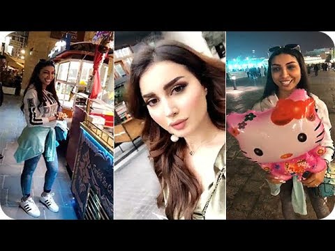 استهبال بائع آيس كريم مع الفنانة دنيا بطمة والدانة مودل