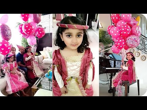 لجين عمران تحول ابنة أخوها إلى أميرة في غاية الجمال بعيد ميلادها