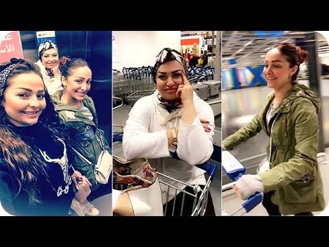 زين وهيا كرزون تتسوّقان مع والدتهما في أحد المتاجر