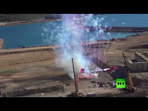 مراسم إطلاق مشروع محطة أكويو الكهروذرية