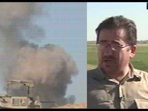 داعشي يفجر نفسه خلف مراسل الجزيرة