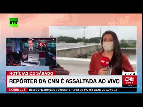 مذيعة سي إن إن برازيل تتعرض لسطو مسلح على الهواء