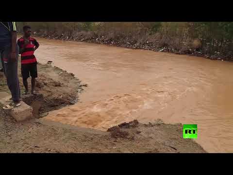 ارتفاع مناسيب النيل والمياه تغمر أحياء كاملة في  السودان