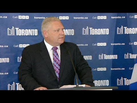 عمدة تورونتو يتجرَّد من منصبه للعلاج من الإدمان