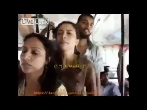 رد فعل فتاة شجاعة تعرضت للتحرش في الهند