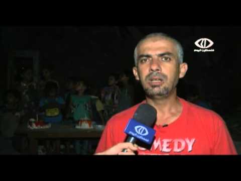 شاهد هلا العثامنة تضيء شمعة ميلادها فوق أنقاض منزلها