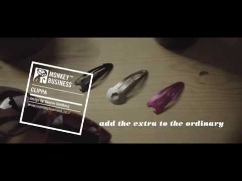 كلبس شعر يعمل كفتاحة ومسطرة ومبرد أظافر