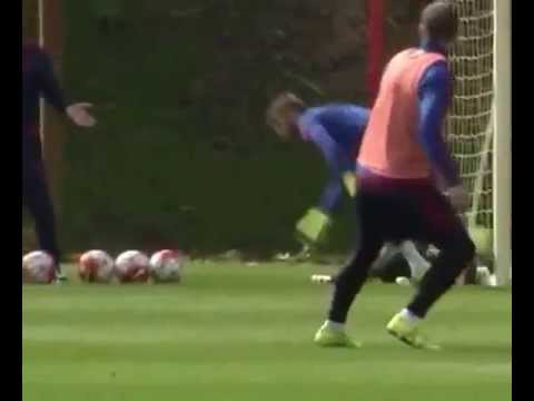 براعة دي خيا في تدريبات الـيونايتد