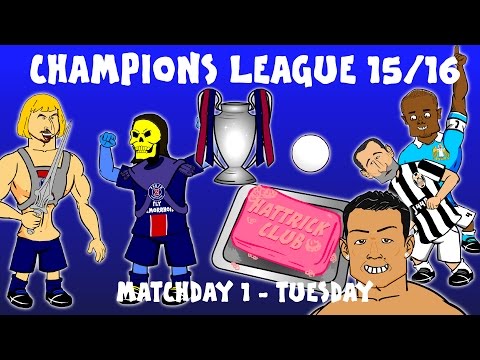 شاهد كوميديا ”ليلة الأبطال”تحول رونالدو لمصارع يسب ميسى