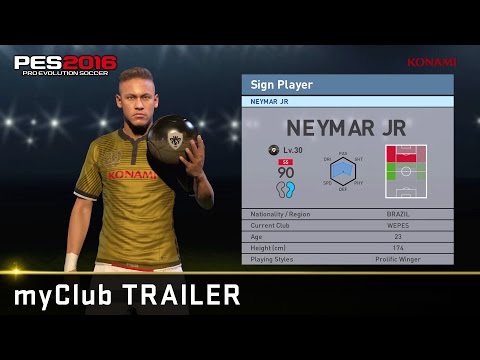 نيمار فى إعلان “pes 2016“