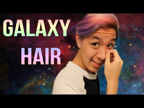 الشعر بلون المجرات موضة جديدة
