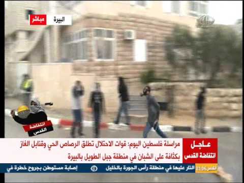 قوات الاحتلال تستهدف طاقم فلسطين اليوم