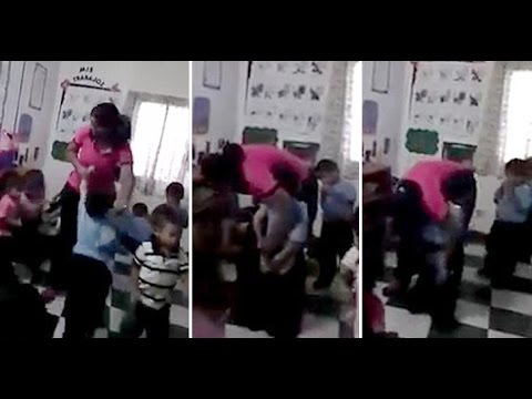 معلمة تعاقب طفلًا بوخزه بحقنة في فخذه