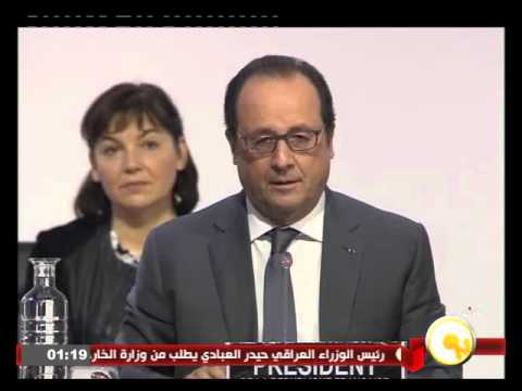 كلمة الرئيس الفرنسي فرانسوا أولاند