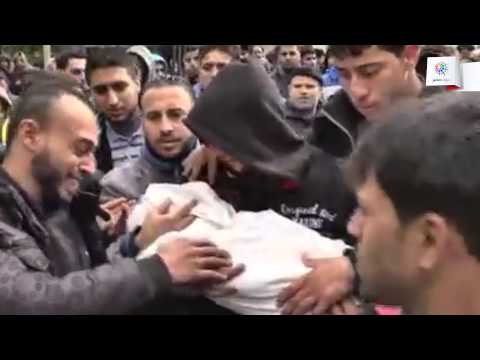 شاهد كيف احرقت النار منزل في غزة بسبب انقطاع الكهرباء