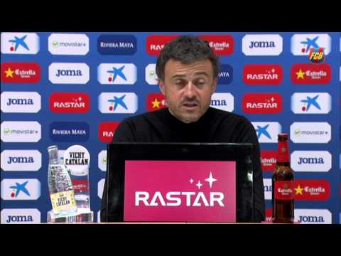 لويس إنريكى يكشف ما أراده من مباراة اسبانيول