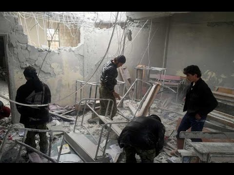 الاقبية في حلب تتحول إلى مدارس بسبب القصف الروسي