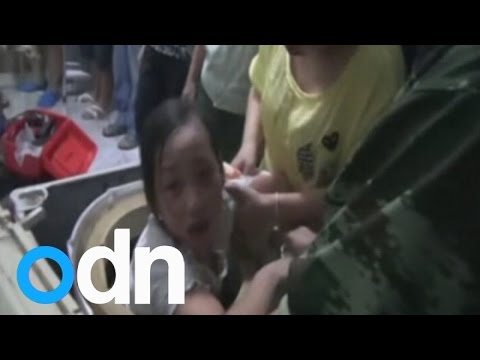 بعد أن علقت داخل غسَّالة