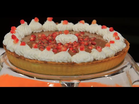 طريقة عمل تارت شيكولاتة بالرمان