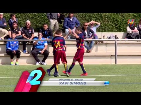 أفضل 5 أهداف في أكاديمية برشلونة الماسية في يومين